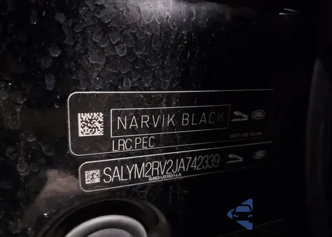 2018 Land Rover Range Rover Velar P380 First Edition/P380 Hse R-Dynamic from USA, damaged, VIN SALYM2RV2JA742339